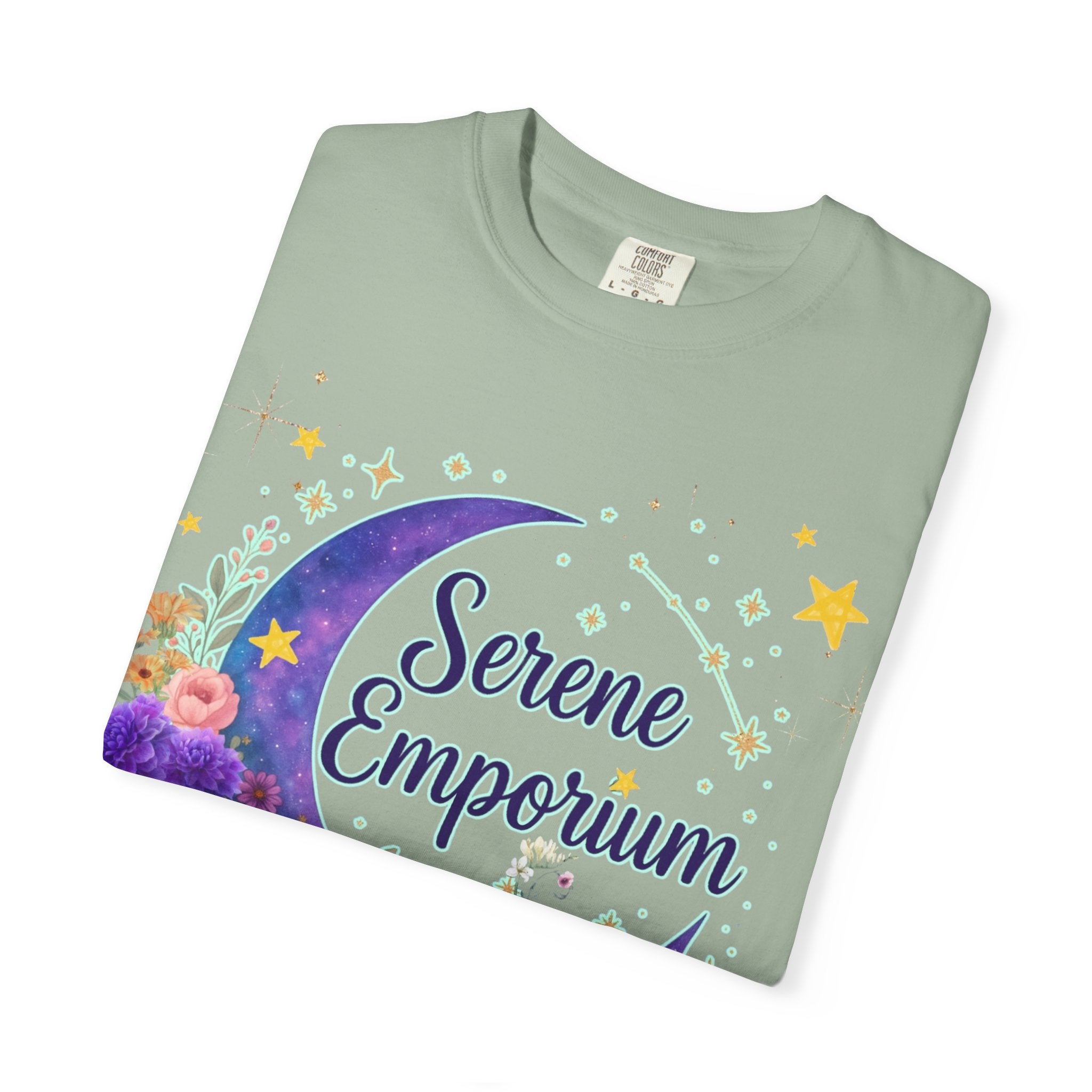 Serene Emporium Floral Moon T-Shirt
