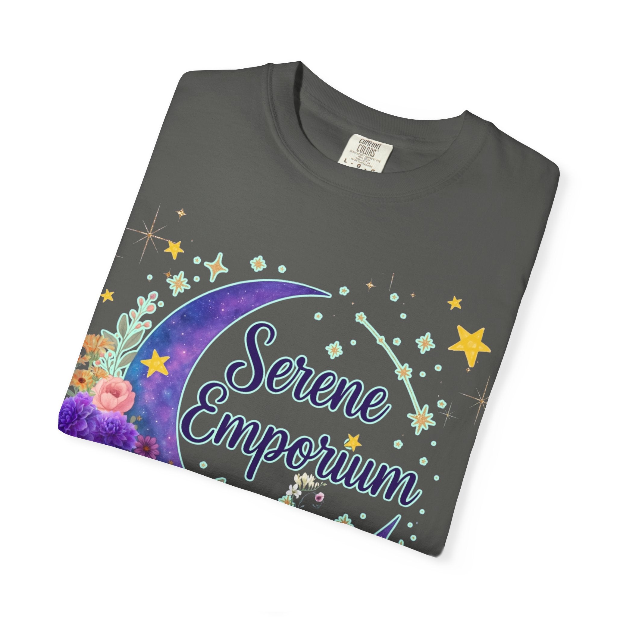Serene Emporium Floral Moon T-Shirt