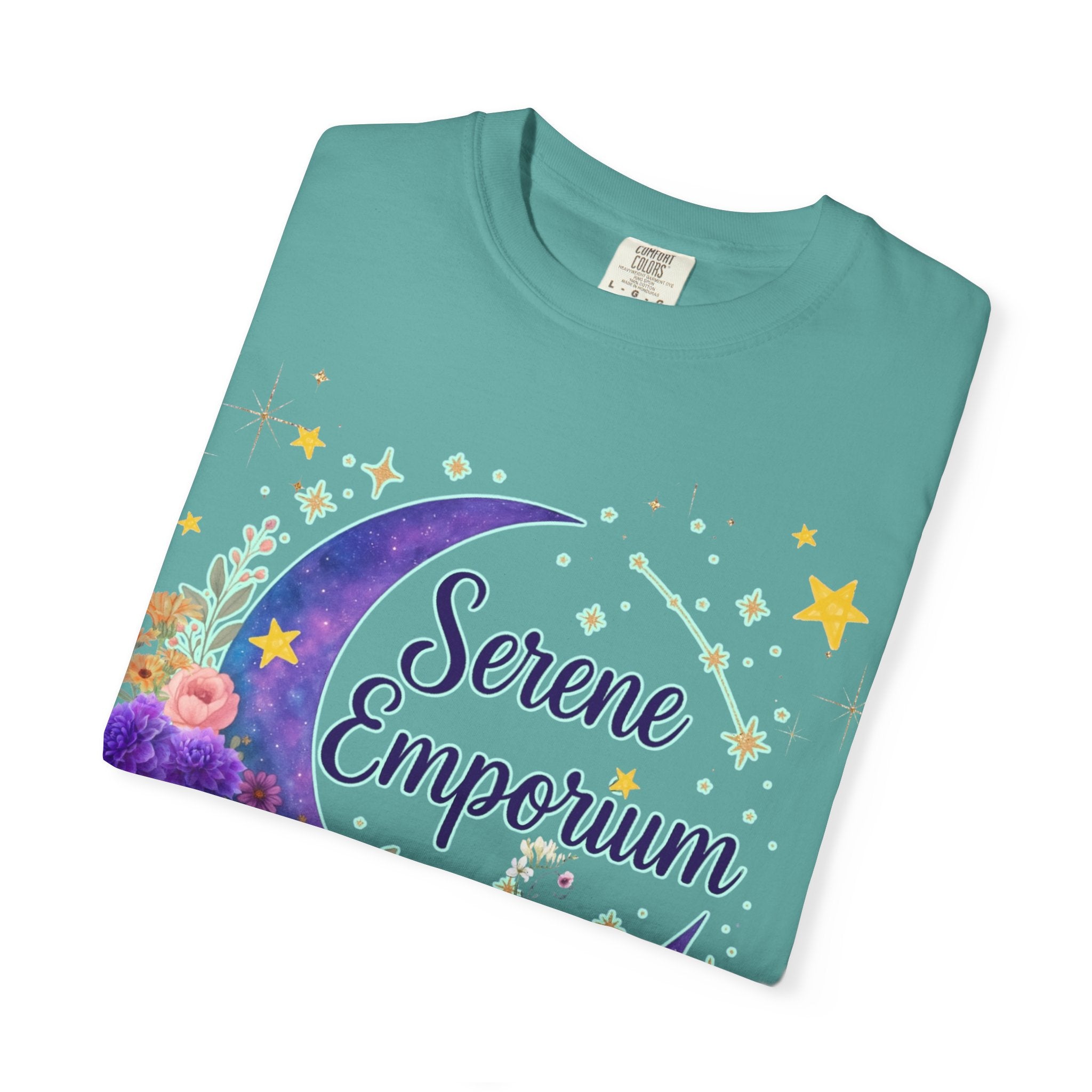 Serene Emporium Floral Moon T-Shirt