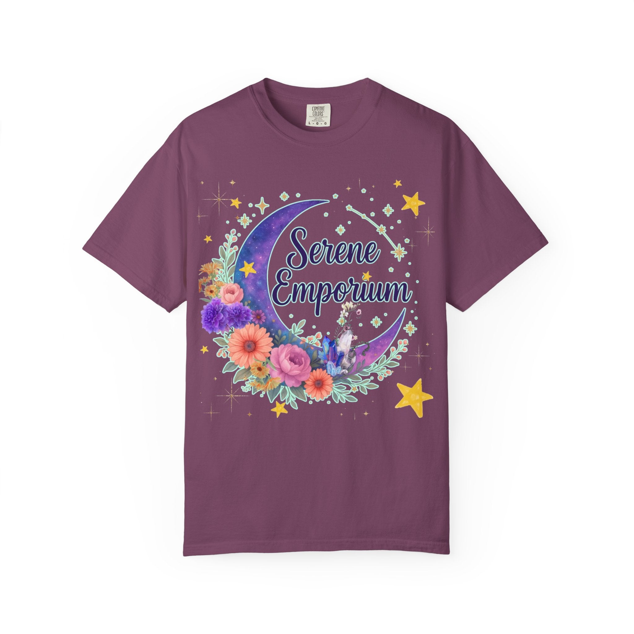 Serene Emporium Floral Moon T-Shirt