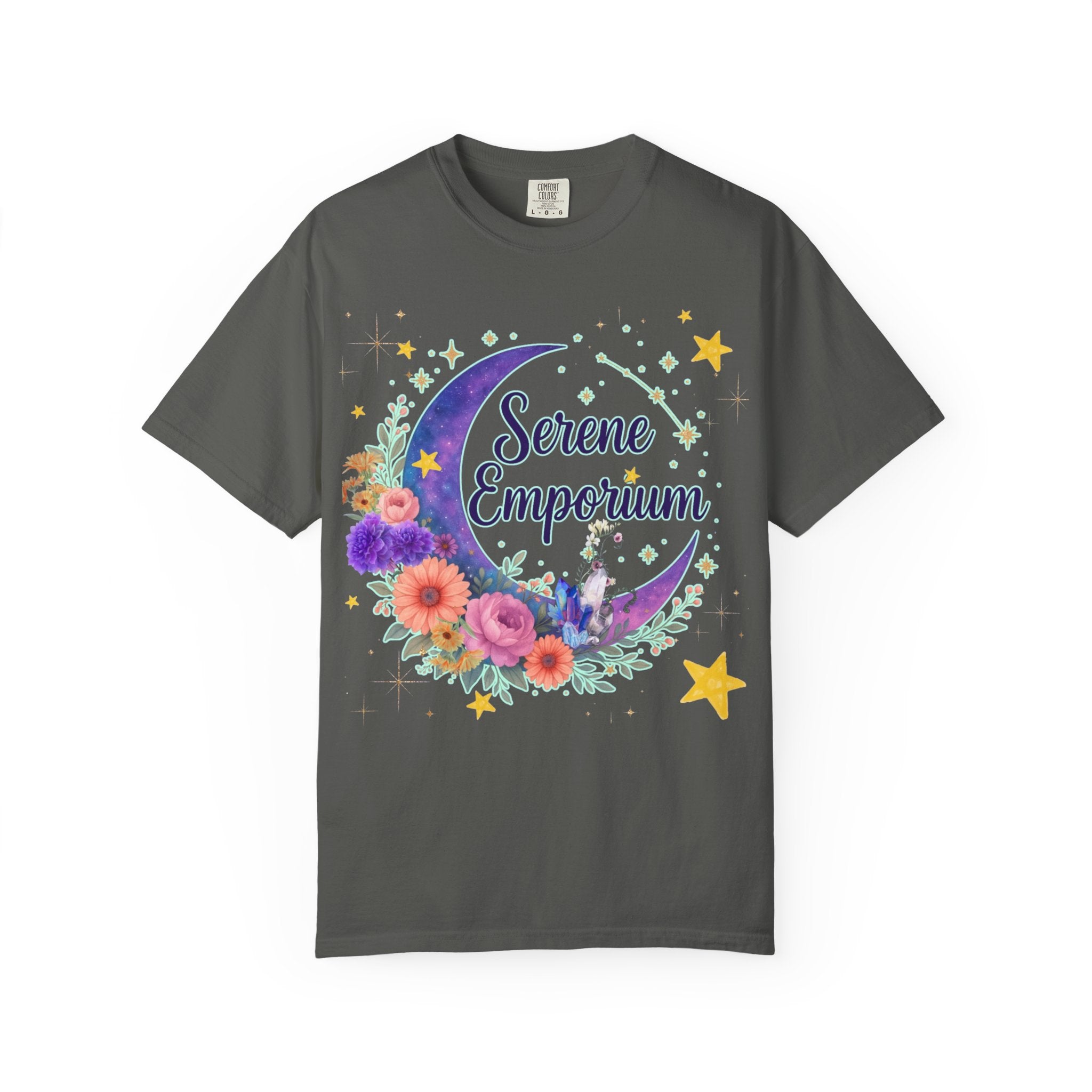 Serene Emporium Floral Moon T-Shirt