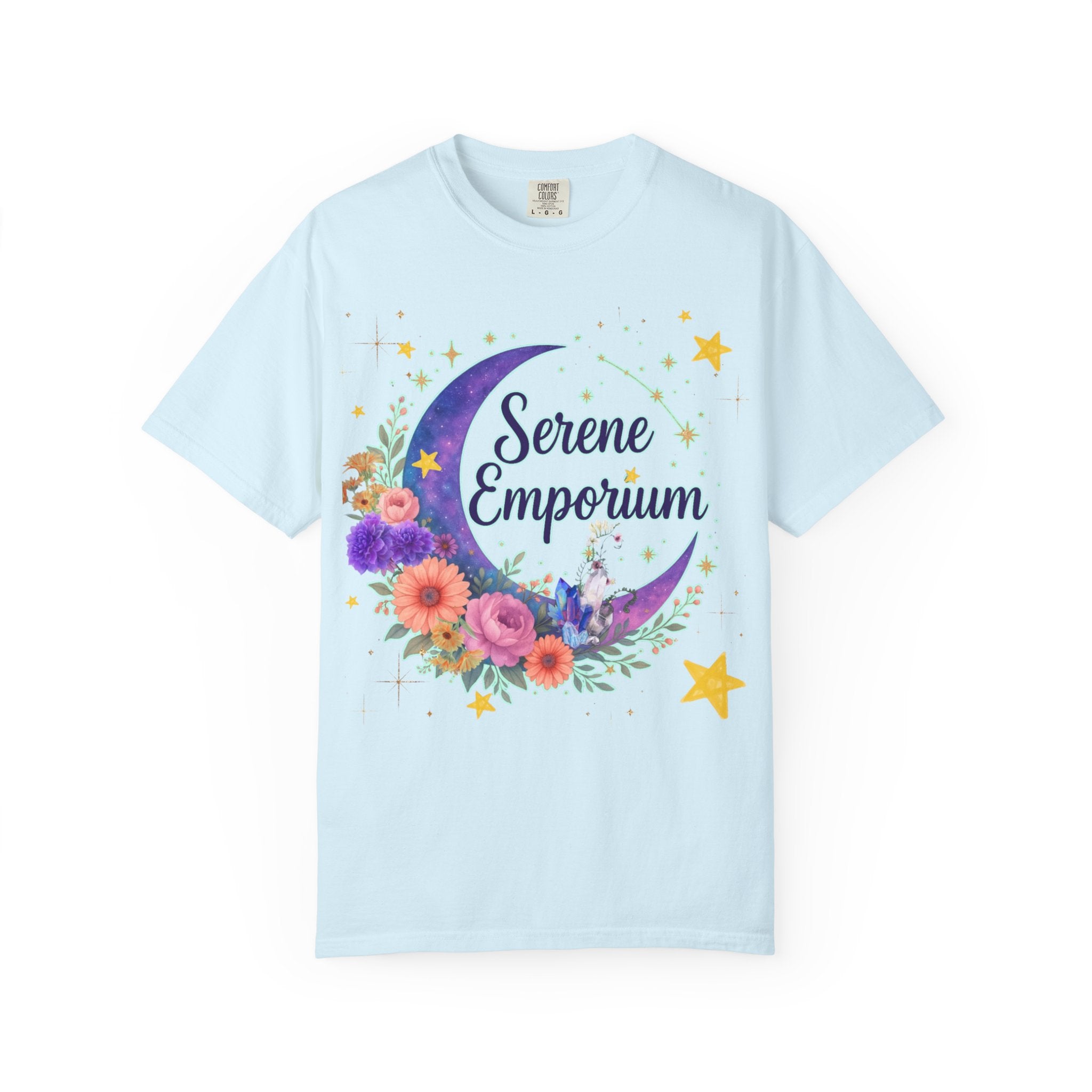 Serene Emporium Floral Moon T-Shirt