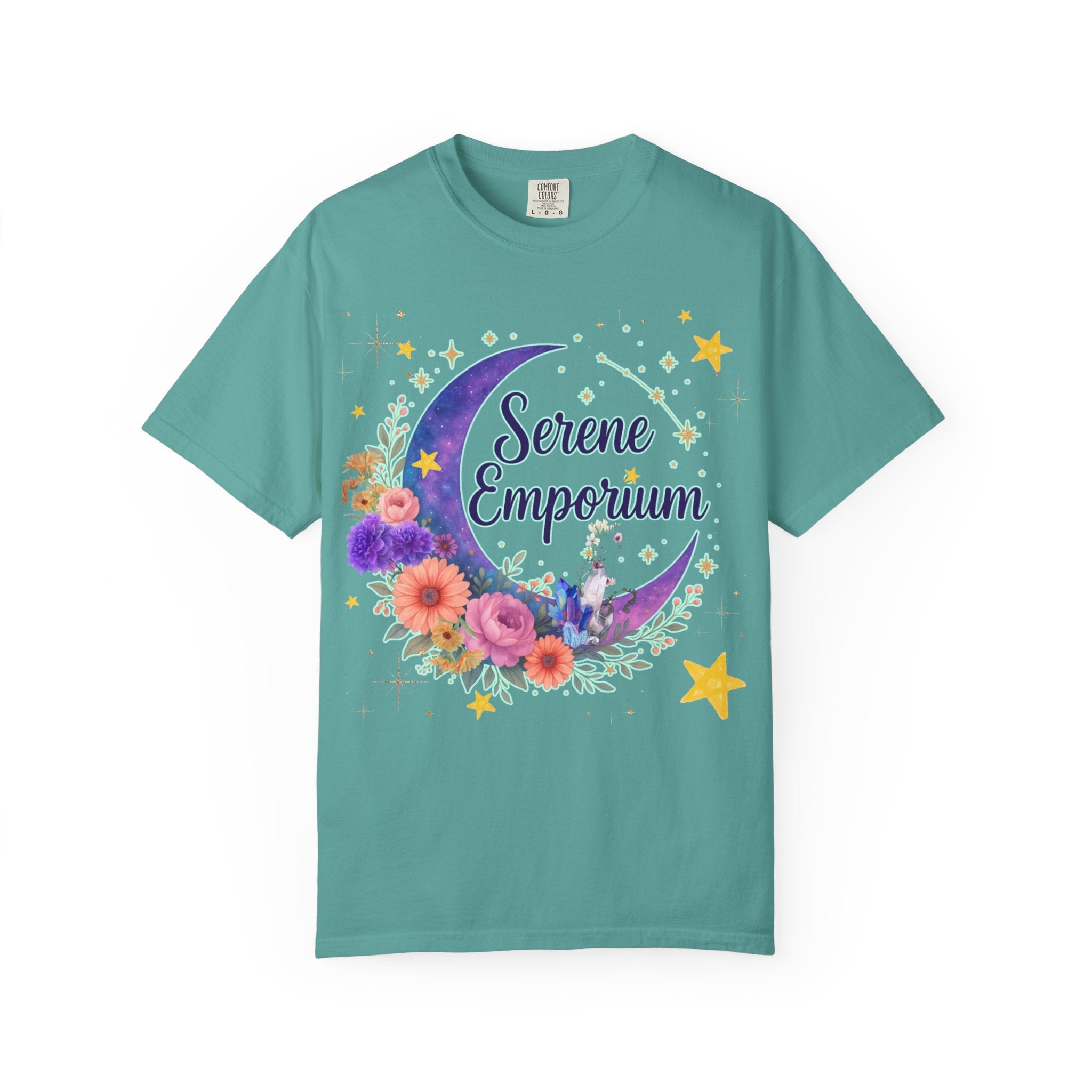 Serene Emporium Floral Moon T-Shirt
