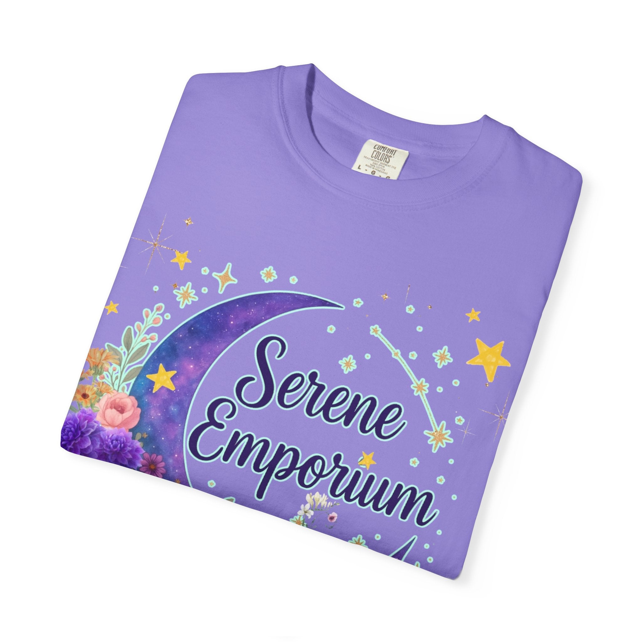 Serene Emporium Floral Moon T-Shirt