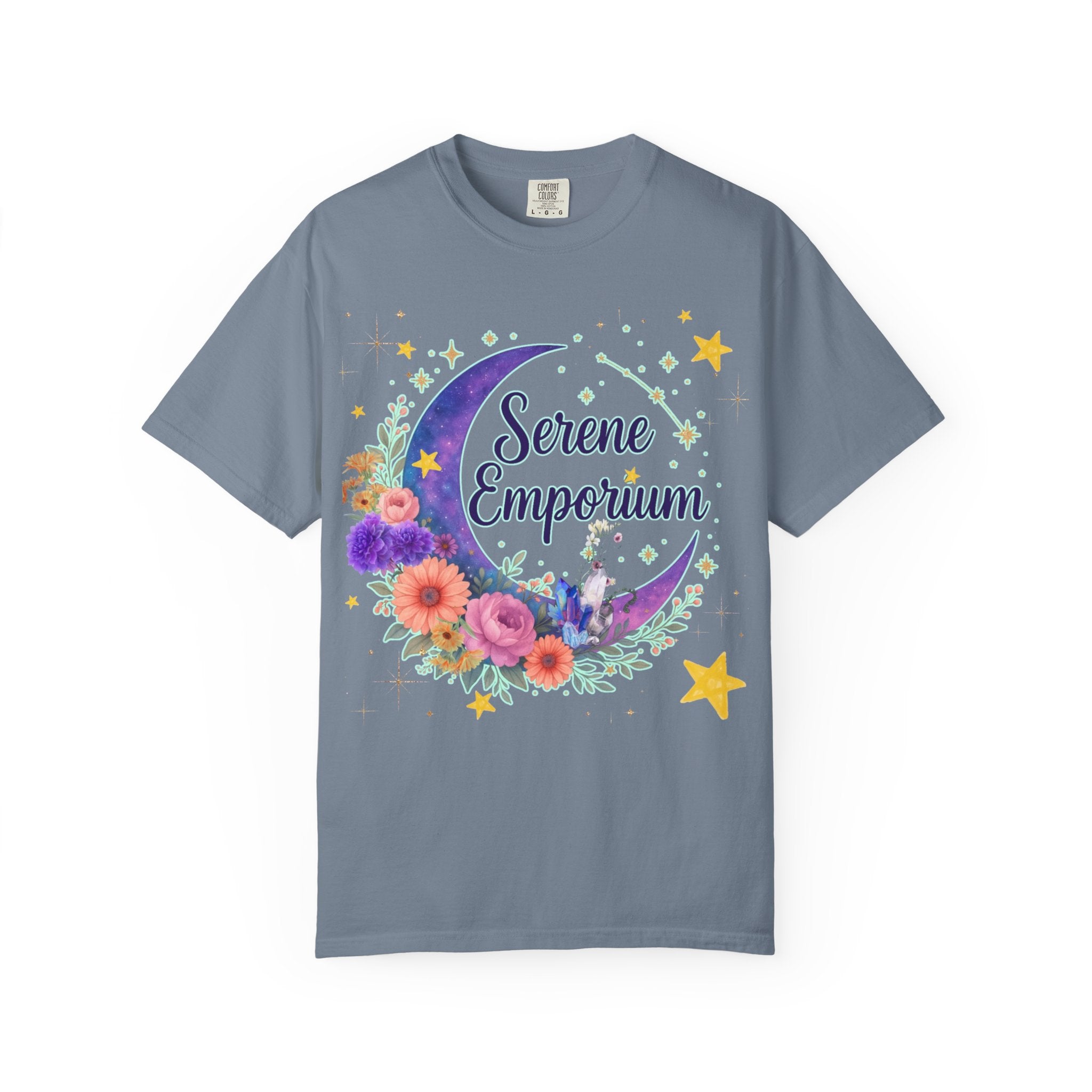 Serene Emporium Floral Moon T-Shirt