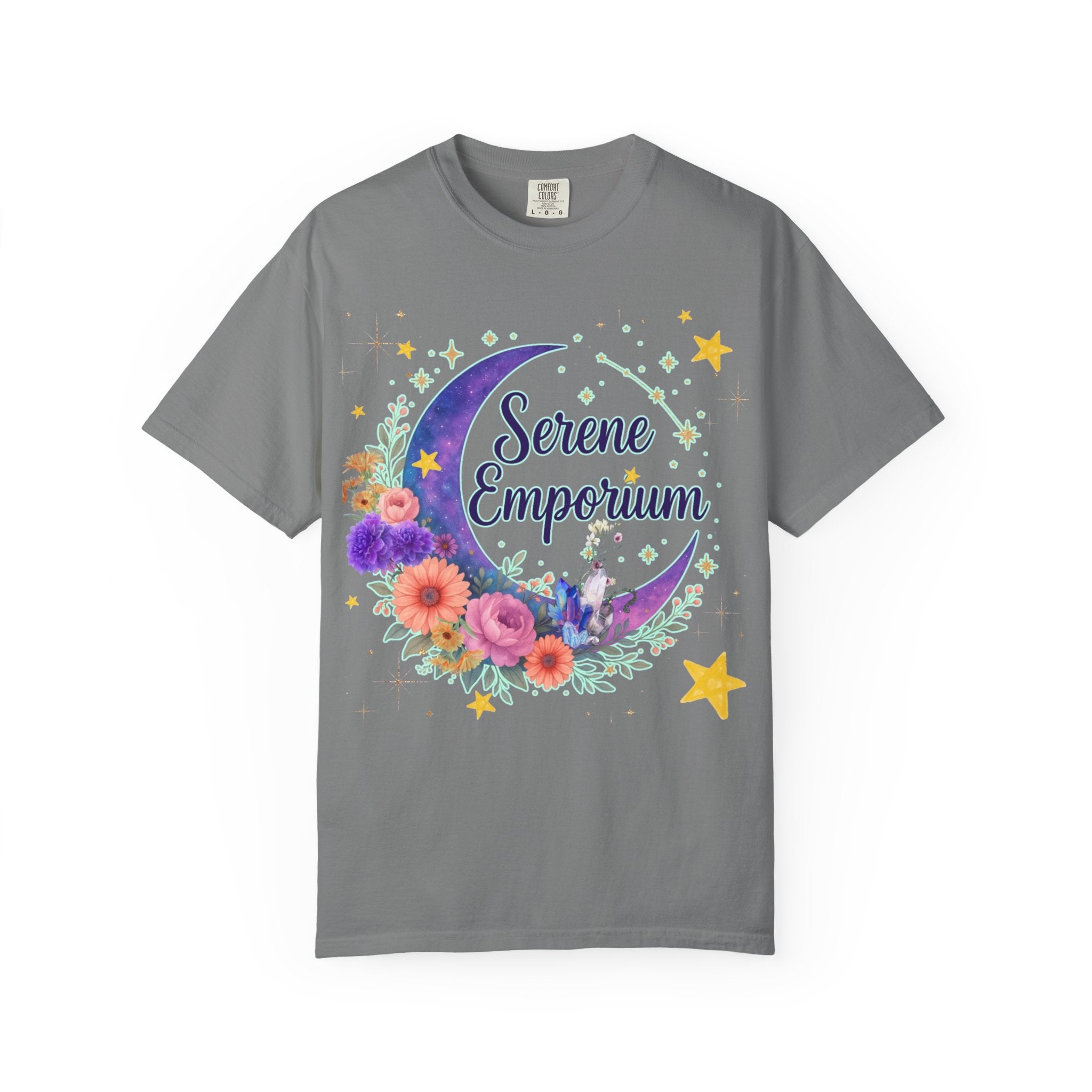 Serene Emporium Floral Moon T-Shirt