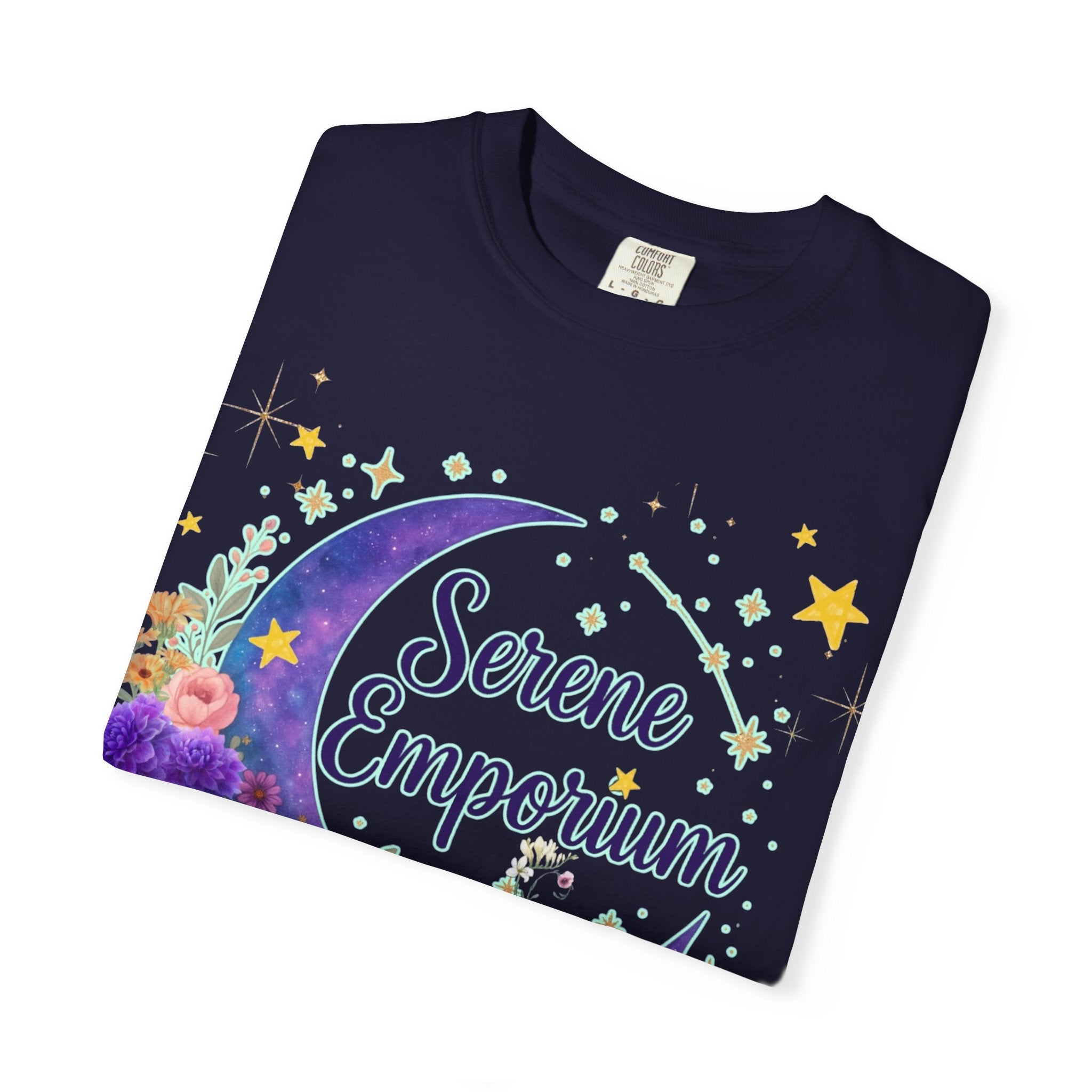 Serene Emporium Floral Moon T-Shirt