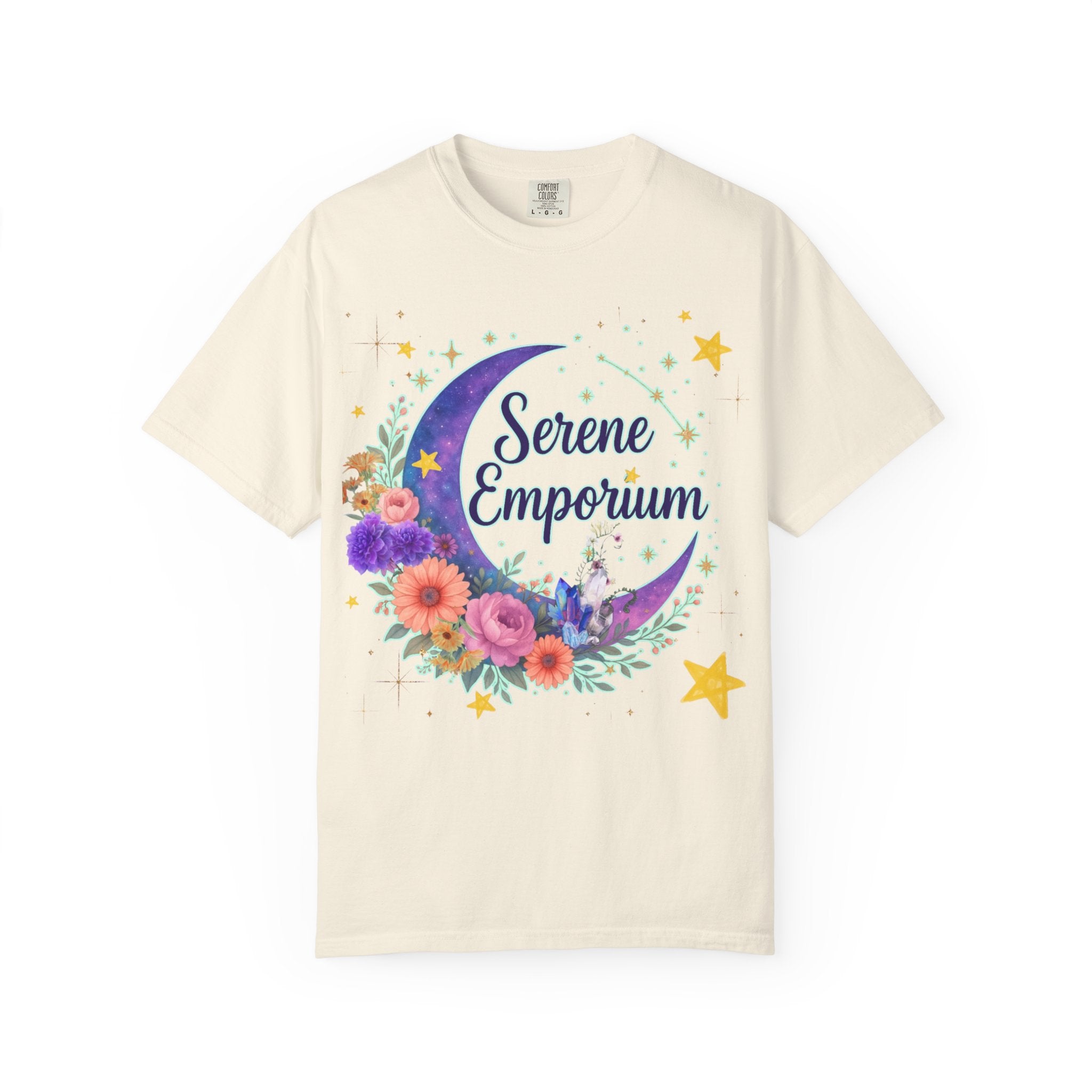 Serene Emporium Floral Moon T-Shirt