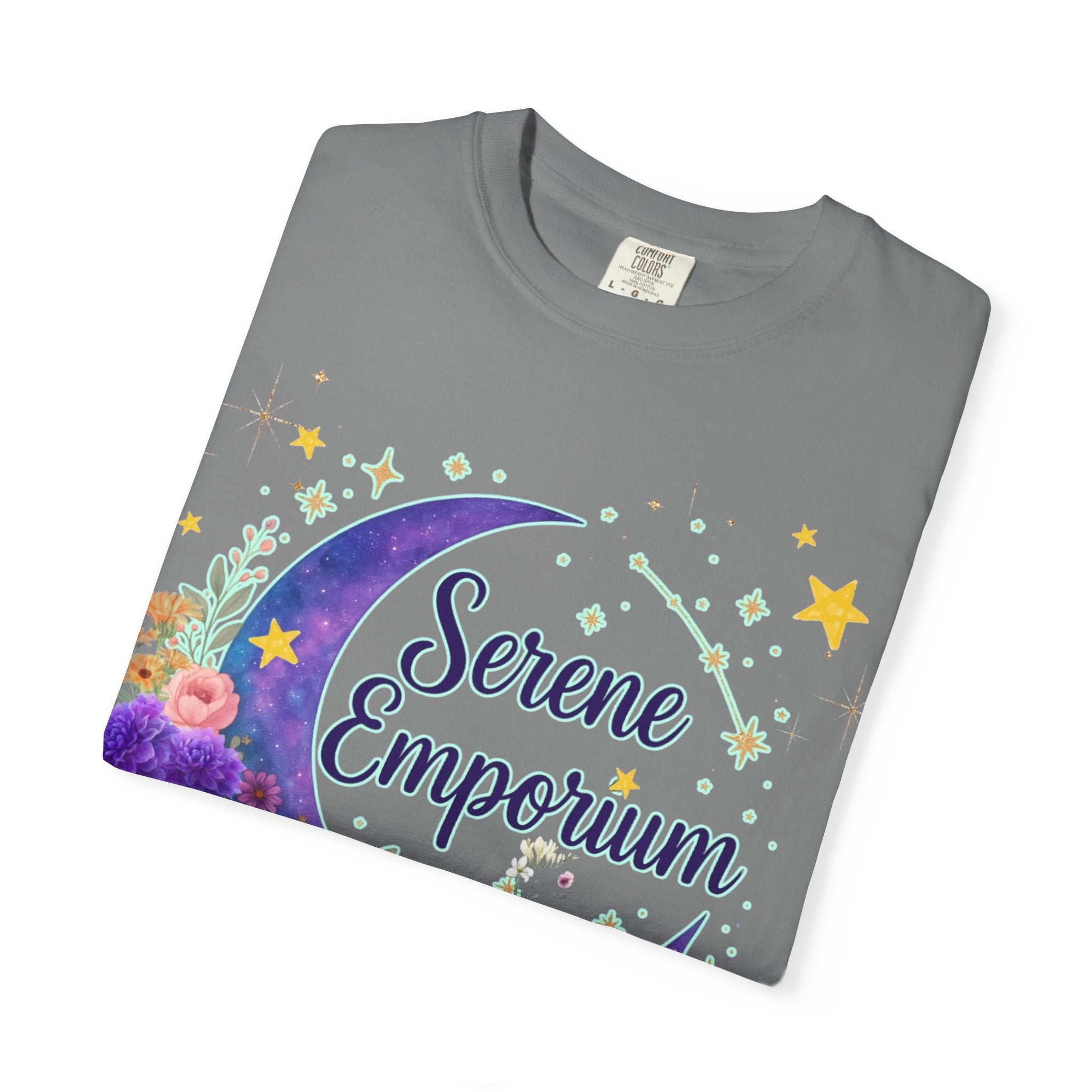 Serene Emporium Floral Moon T-Shirt