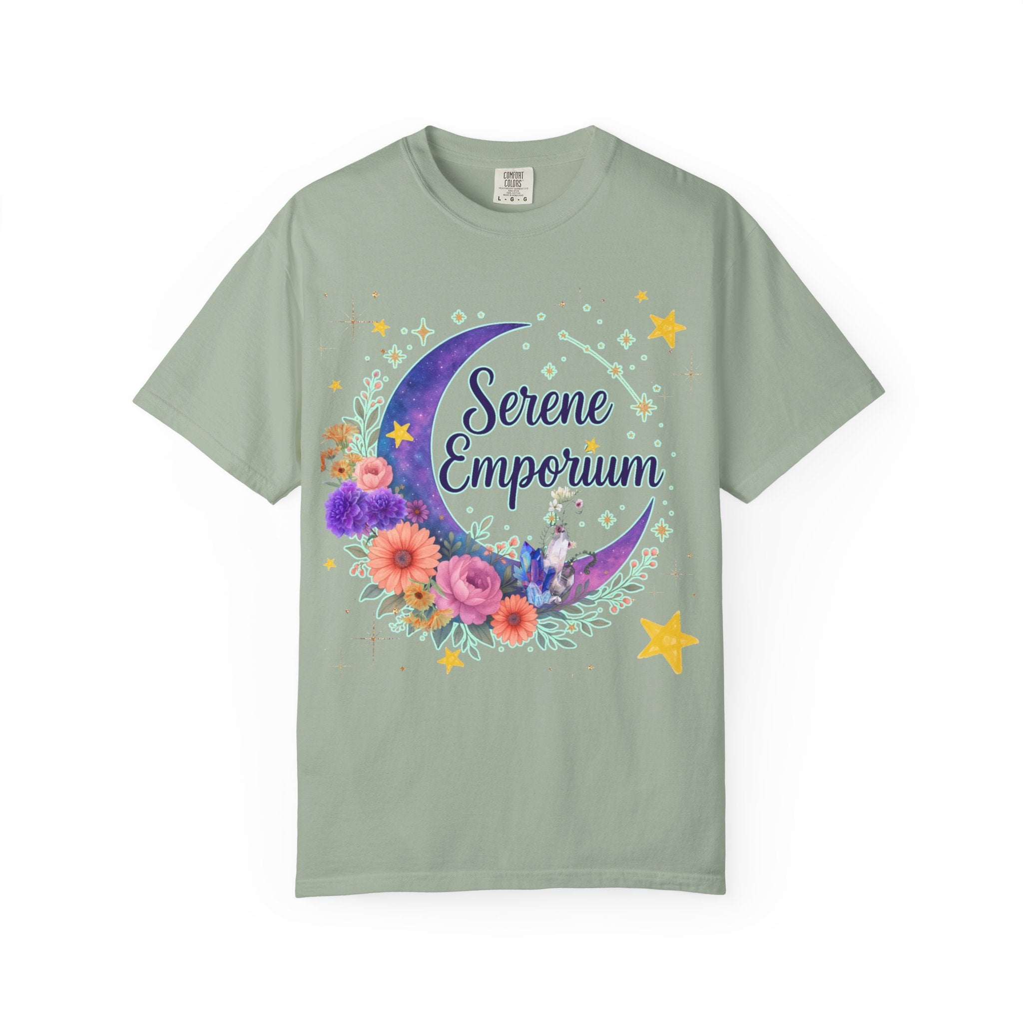 Serene Emporium Floral Moon T-Shirt