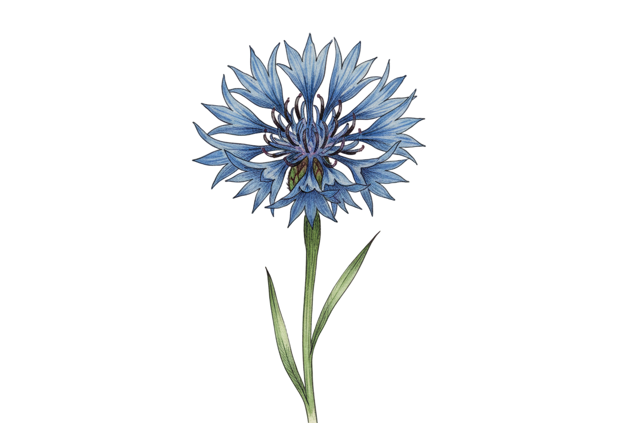 blue cornflower